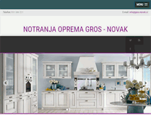 Tablet Screenshot of gros-novak.si